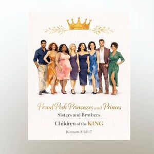 DDS Art Print, 8x10, Bible Verse, Paper Print, Unframed, Posher Series